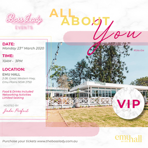 EVENT ONE 2020 - All About You (VIP)