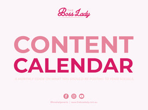 Content Calendar - Free Download