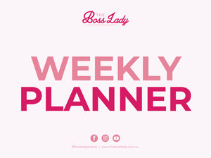 Weekly Planner - Free Download